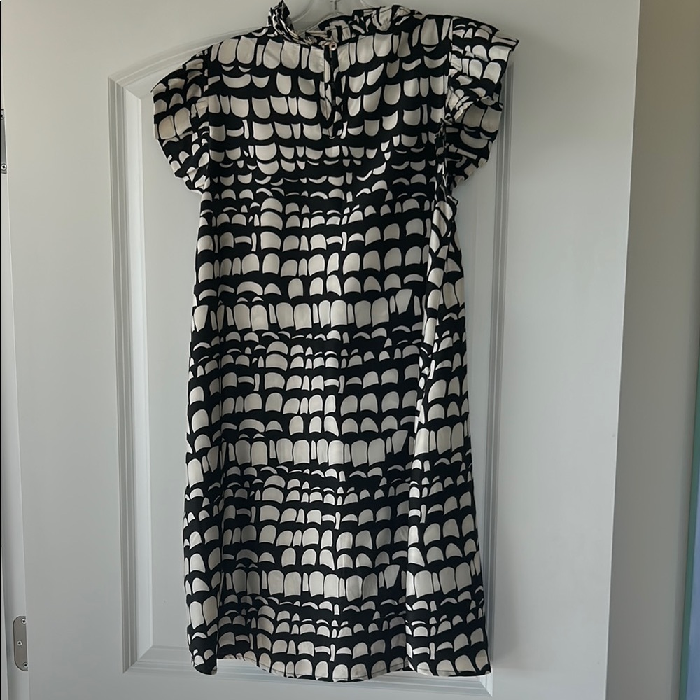 Raina Dress in Black and White - Picture 10 of 13